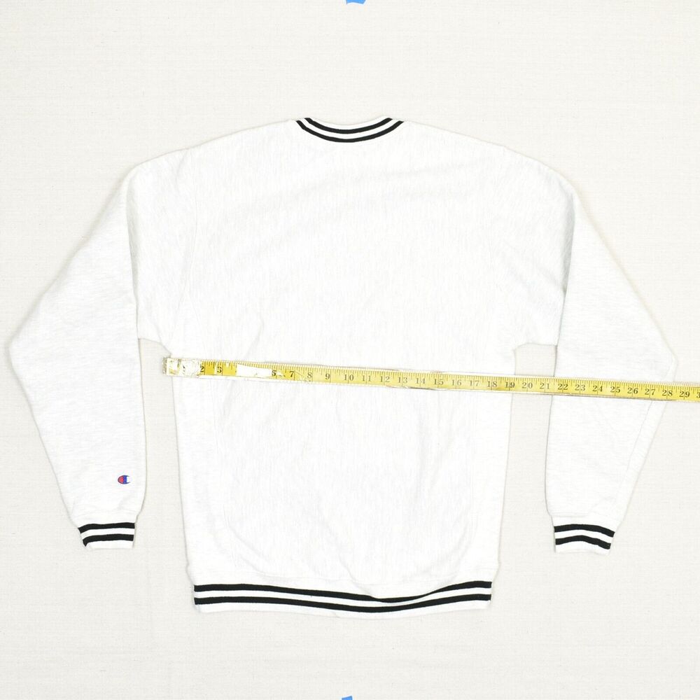 Champion Men Iowa Hawkeyes Pullover Sweater Cotton Gray Size S Stained Line - Picture 4 of 8